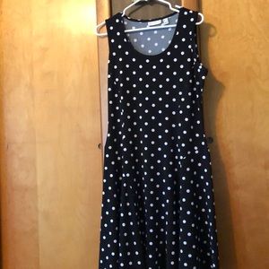 Dress... black w/ white pokadots